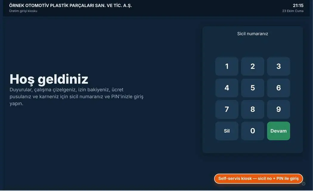 Kiosk girişi
